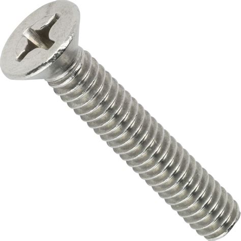 flat head machine screws